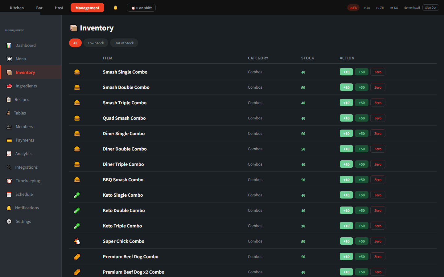 ForgeServe Inventory